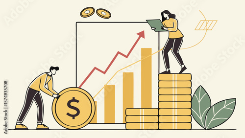 Financial growth strategy and investment planning for business success and wealth management solutions