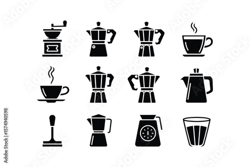 Coffee making equipment and beverages coffee grinder moka pot