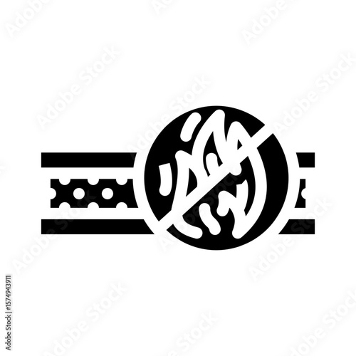 thermal insulated glyph icon vector illustration