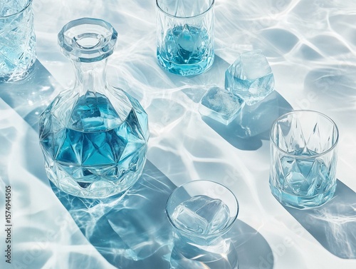 Glass Geometry Abstract Photo