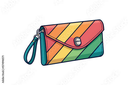 Wristlet Colorful Logo Vector On White Background.01