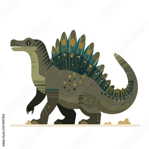 tyrannosaurus dinosaur vector illustration