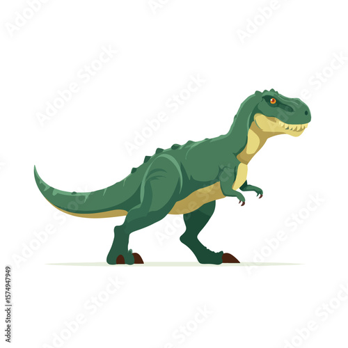 tyrannosaurus dinosaur vector illustration