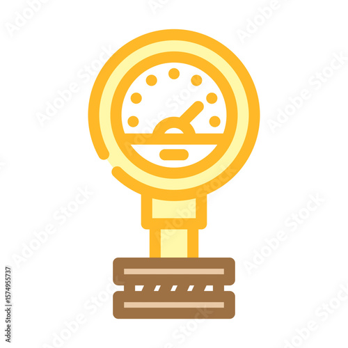 pressure sensor module color icon vector illustration