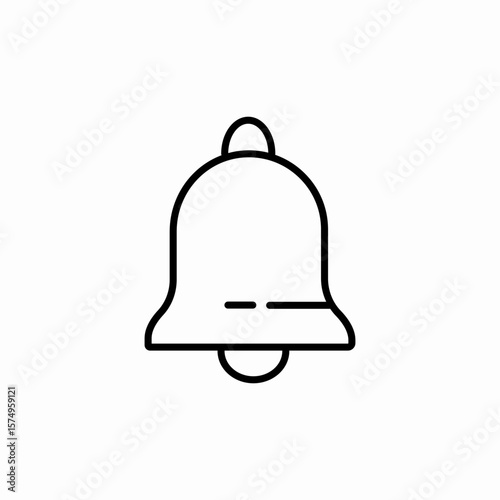alarm bell icon sign vector