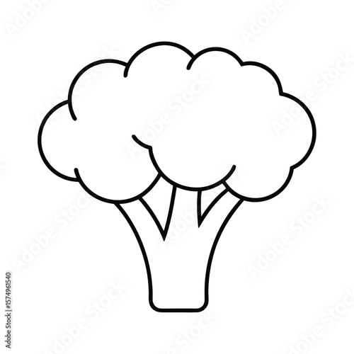 vector illustration of a chef hat with parsley