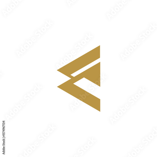 vector logo of the initial E
