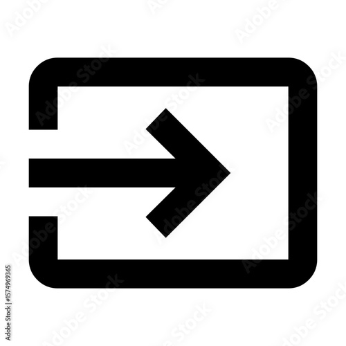 Input enter sign icon