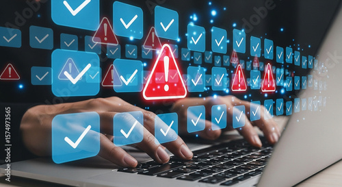 Cybersecurity risk assessment and threat detection with vulnerability management on computer system