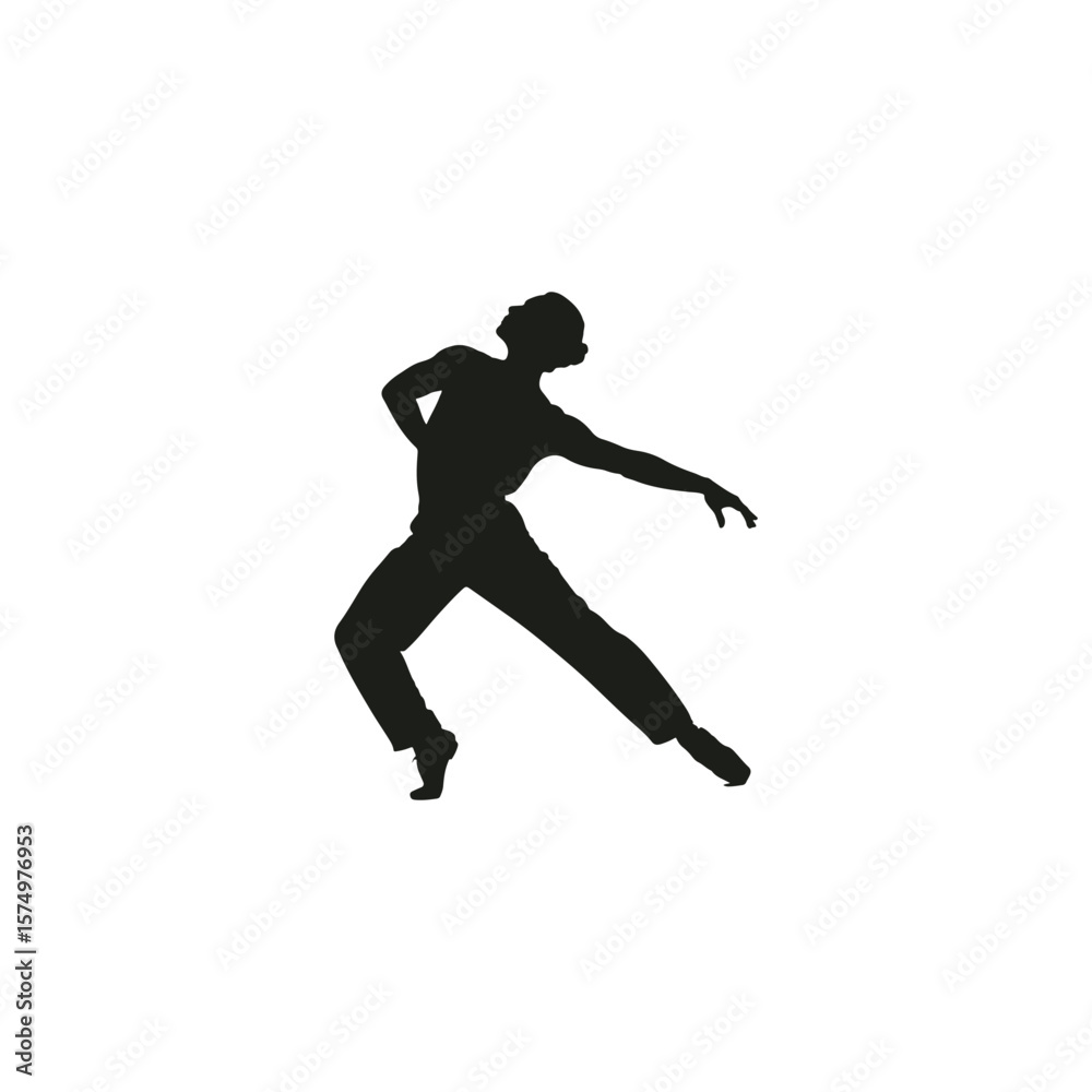 Ballerina Dancing Silhouette Ballerina Dancing Silhouette