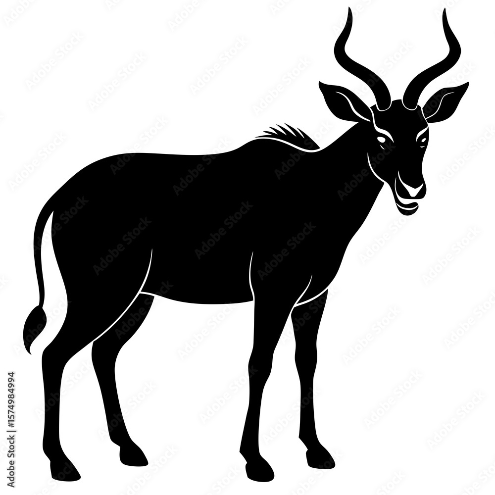 Obraz premium [Angry Face] Nilgai