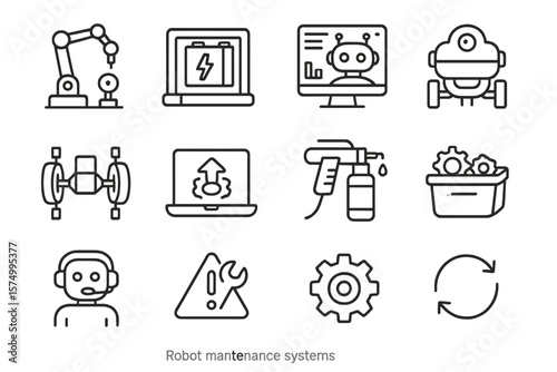 Robot maintenance systems: icons of robotics and automation technology