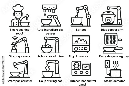 Smart kitchen robots and ai gadgets for efficient cooking automation