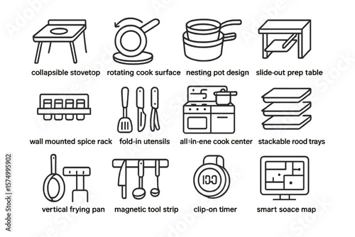 Innovative kitchen solutions: space-saving designs and smart cooking tools