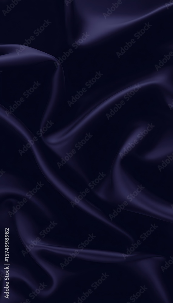 Fototapeta premium Dark elegant silky fabric background texture