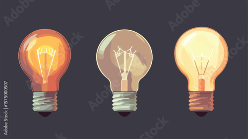 Light Bulb Energy Concept Vector Illustration
