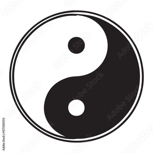 Yin and Yang Symbol Depicting Harmony and Balance a Timeless Icon of Duality and Interconnectedness for Eastern Philosophy