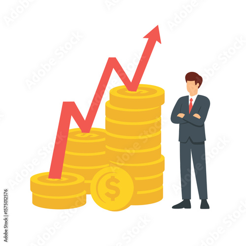 Business Growth and Investment Concept Illustration
