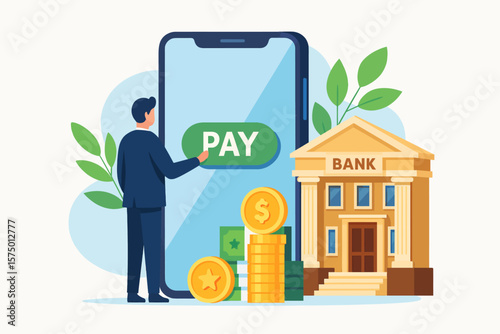 Mobile Payment Concept with Banking Elements