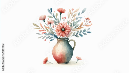 vase with flowers