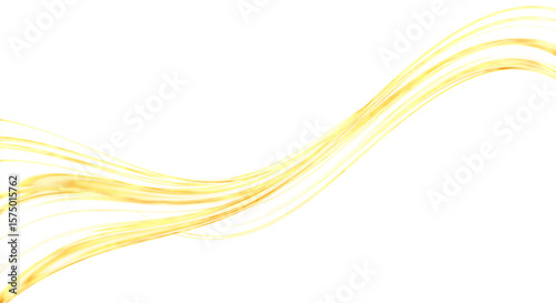 Elegant Golden Wavy Lines Abstract Background
