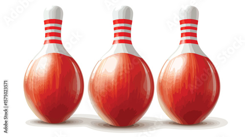 Modern Bowling Center Design Vector Illustration