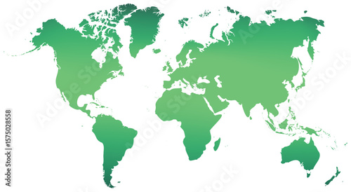 vector illustration of mosaic texture green colored map