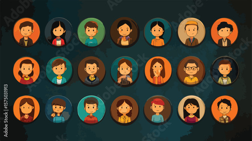 Set of 25 Family Parents Icons Bundle for Creative Projects