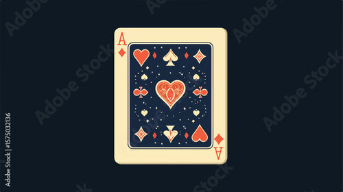 Casino Poker Cards Vector Illustration