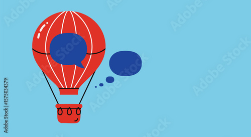 Whimsical Hot Air Balloon Tea Party