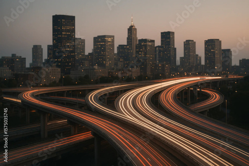 traffic at night