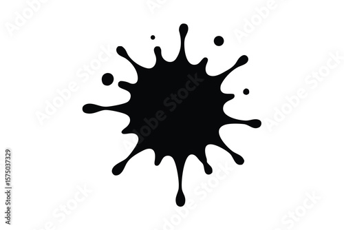 blood splatter vector icon