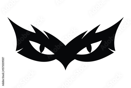 demon eyes vector icon