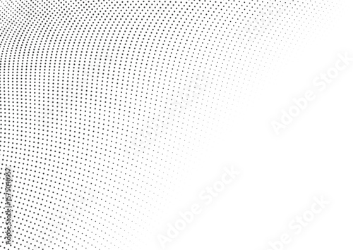 Dynamic Mesh Halftone Dot Wave Pattern  for Website Hero Section or Banner Background