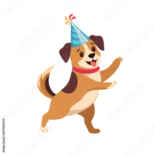Cute Cartoon Dancing Birthd...