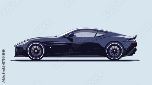 Luxury Sports Car Vector Illustration for Professional Designs