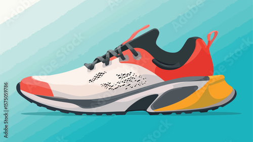 Sleek Sports Shoe Design for Active Men: Modern and Functional