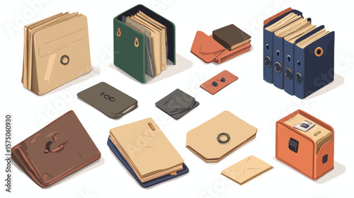 Durable Cardboard Folders for Organized Office Supplies