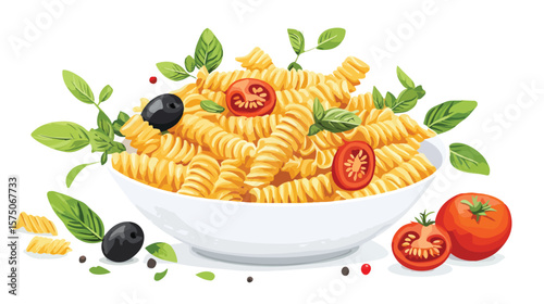 Delicious Italian Fusilli Pasta Ready to Eat Cuisin