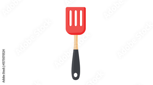 Professional Spatula Flat Vector Icon for Culinary Designs