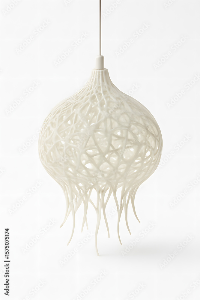 Obraz premium Hylozoic Mesh Pendant Light Sculpture
