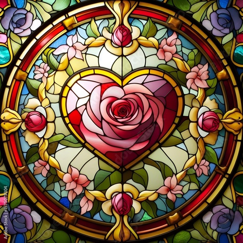 stained glass window