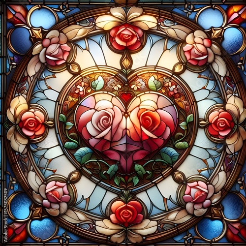 stained glass window