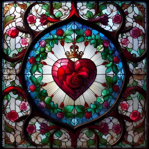 stained glass window