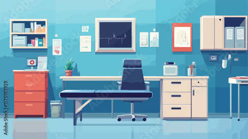 Professional Medical Design Flat Vector Illustration Centered