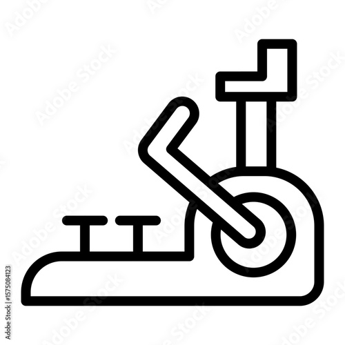 Cross Trainervector line icon design