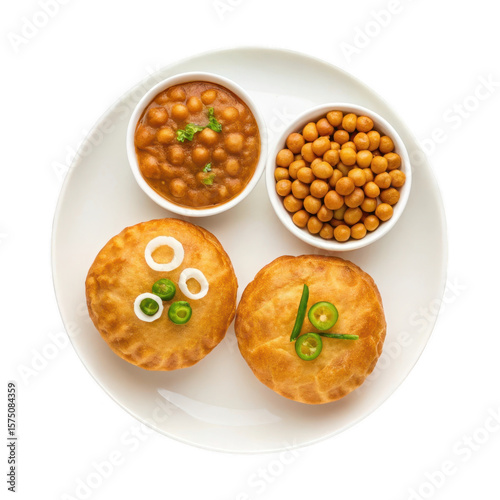 Wallpaper Mural Pani puri with chutneys on a plate Torontodigital.ca