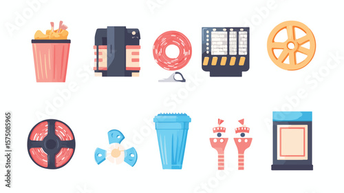 Cinematic Film Strip Vector Illustration for Graphic Designers