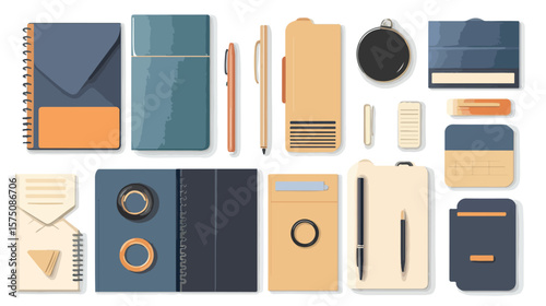 Professional Office Supplies Set of Hard Cardboard Folders