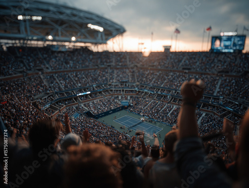 US Open Tennis Crowd Energy